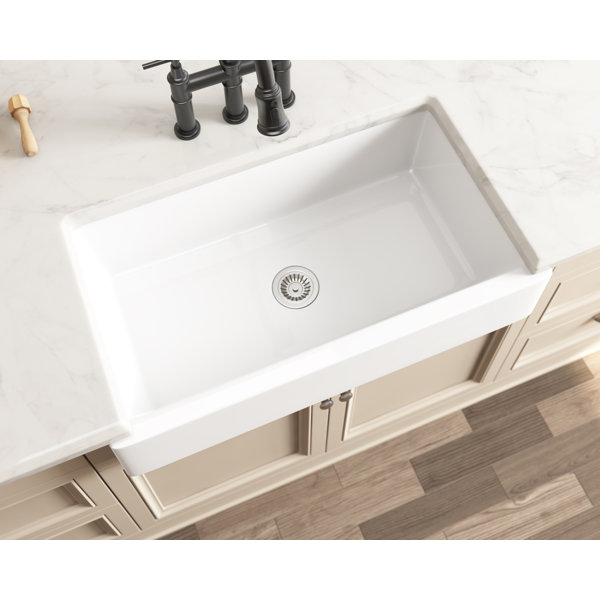 SANDILOOP 30'' Stone Single Vanity Top with Sink Faucet Holes Wayfair